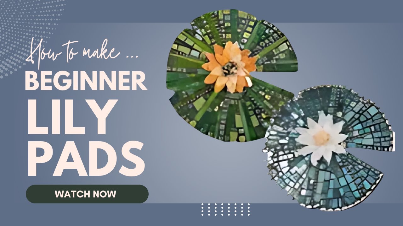 How to Make a 3D Mixed Media Lily Pad | Beginner-Friendly Mosaic Tutorial