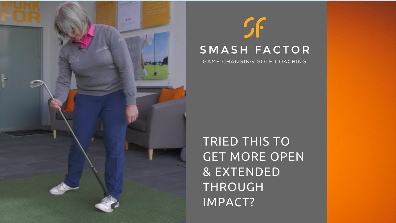 Simple golf swing drill for improved ball strike