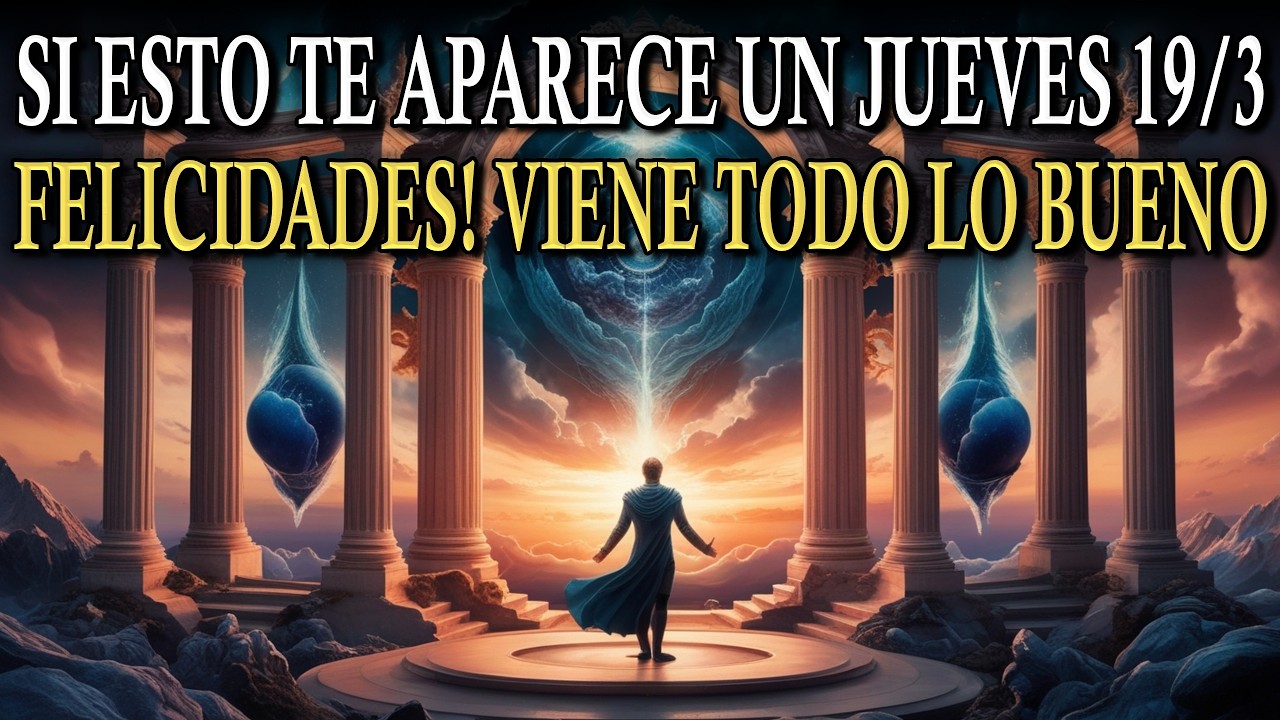 Este video DEBÍA ENCONTRARTE un JUEVES 19/3 como señal divina | Milagros, Fe, Resurgimiento