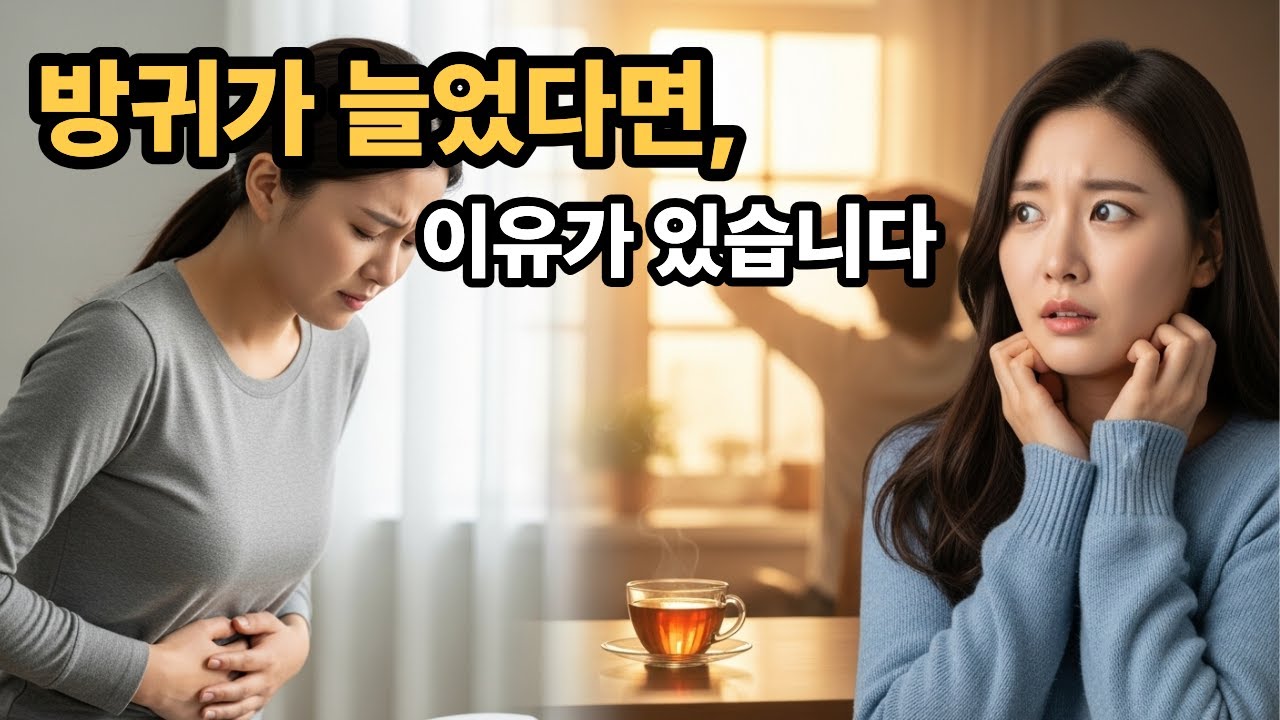 갱년기 방귀, 그냥 참을 문제일까? 장이 보내는 신호일까