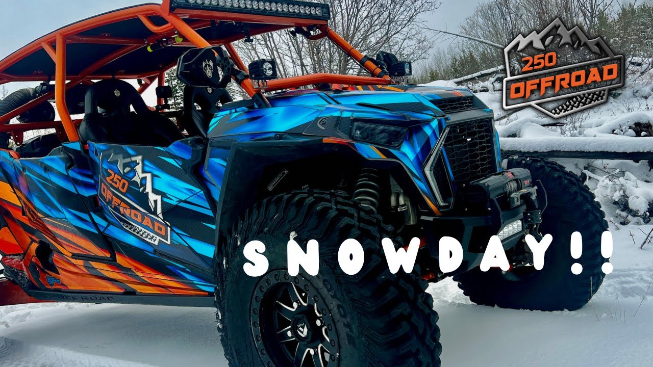 How To Drive In The Snow | Polaris RZR XP Turbo vs Polaris RS1 | Part 1 Snow Ride
