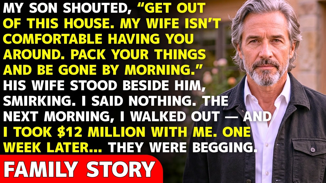 “Get Out Of This House!” My Son Shouted — So I Left And Took $12 Million With Me. One Week Later…