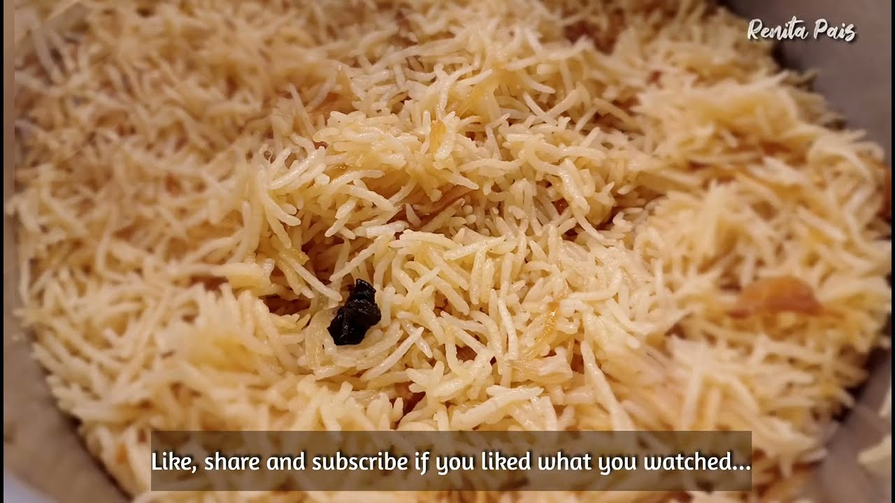 Muslim style Ghee Rice, Eid Nei chor ready in 15 mins... easy rice recipe for beginners, Renita Pais