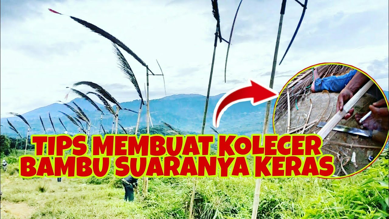 CARA MEMBUAT KOLECER DARI BAMBU | KOLECER SUKAMAKMUR BOGOR