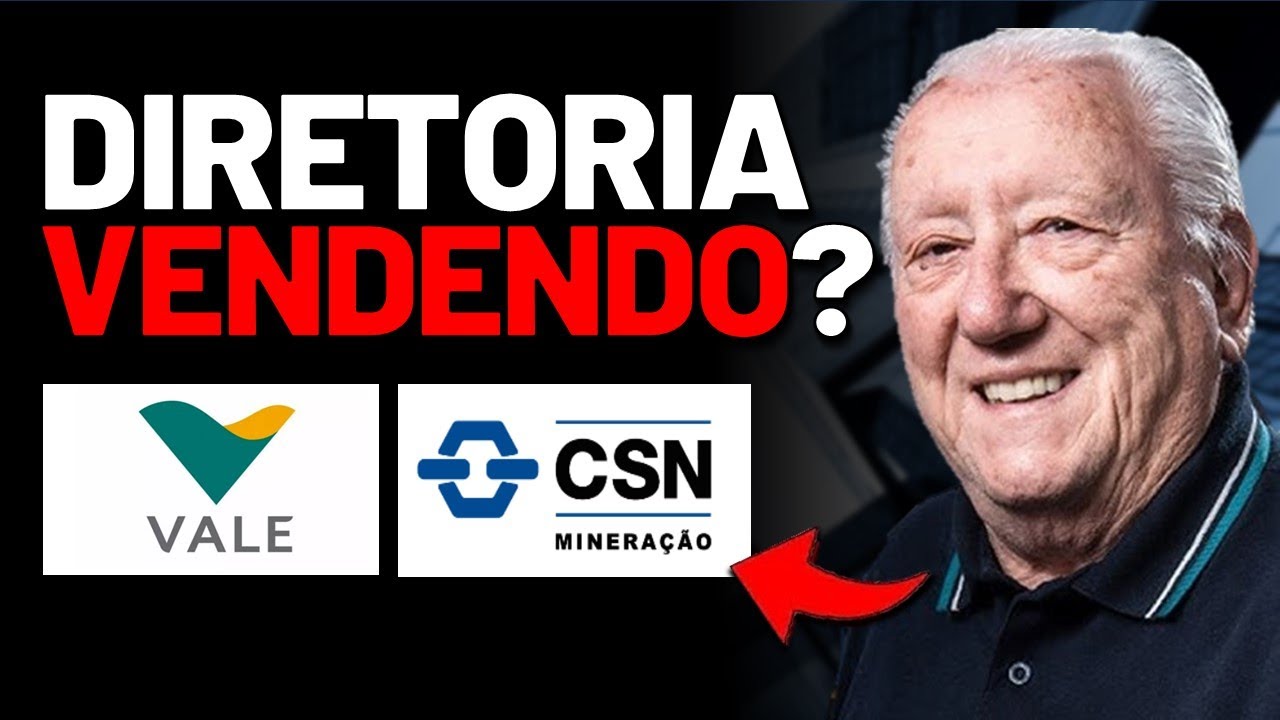 🚨DIRETORIA VENDENDO AÇÕES? VALE3 REBAIXADA e MINERADORA FORA DA BOLSA. VALE INVESTIR? LUIZ BARSI