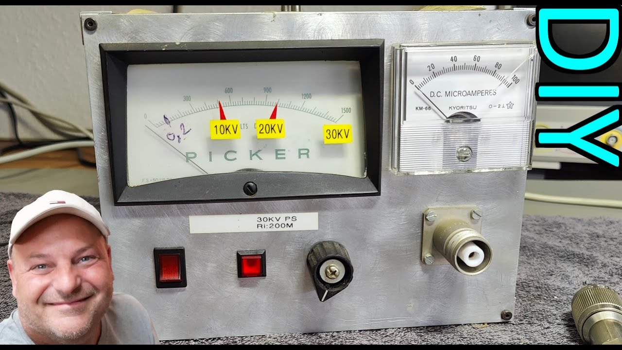 DIY 30kV LAB variable DC Power Supply test teardown 1997