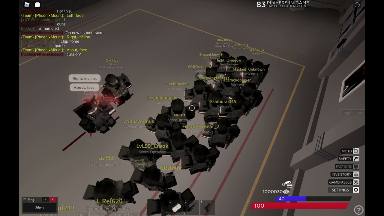 Roblox AEGIS Training time