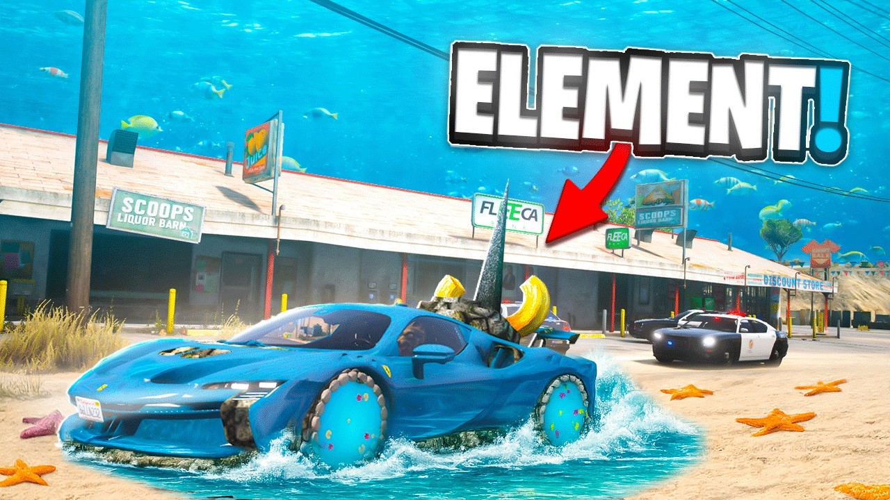 SPARG BANCI CU MASINILE ELEMENT I GTA 5 RP