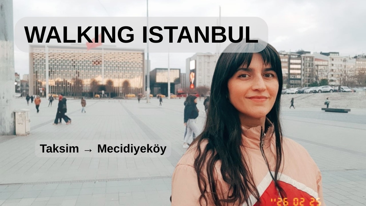 Walking from Taksim to Mecidiyeköy | Istanbul City Walk