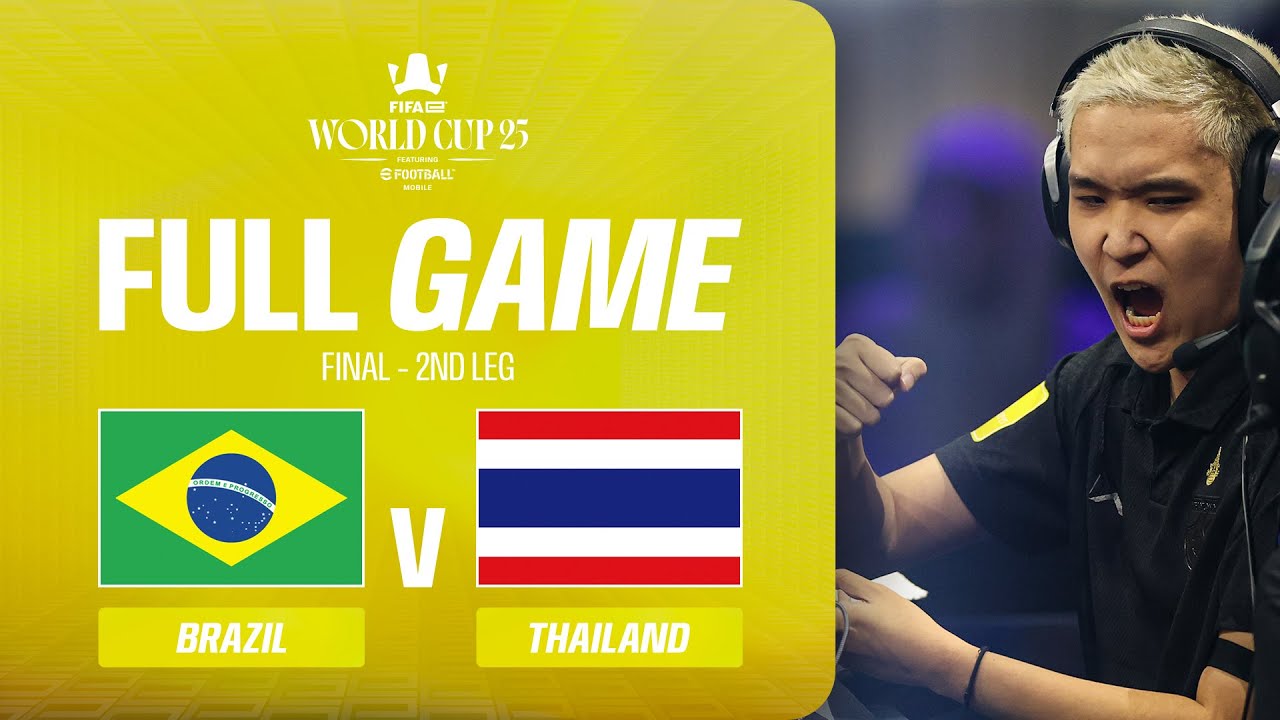 Thailand Defeats Brazil to Become FIFAe World Champions | FIFAe World Cup ft eFootball™ Mobile