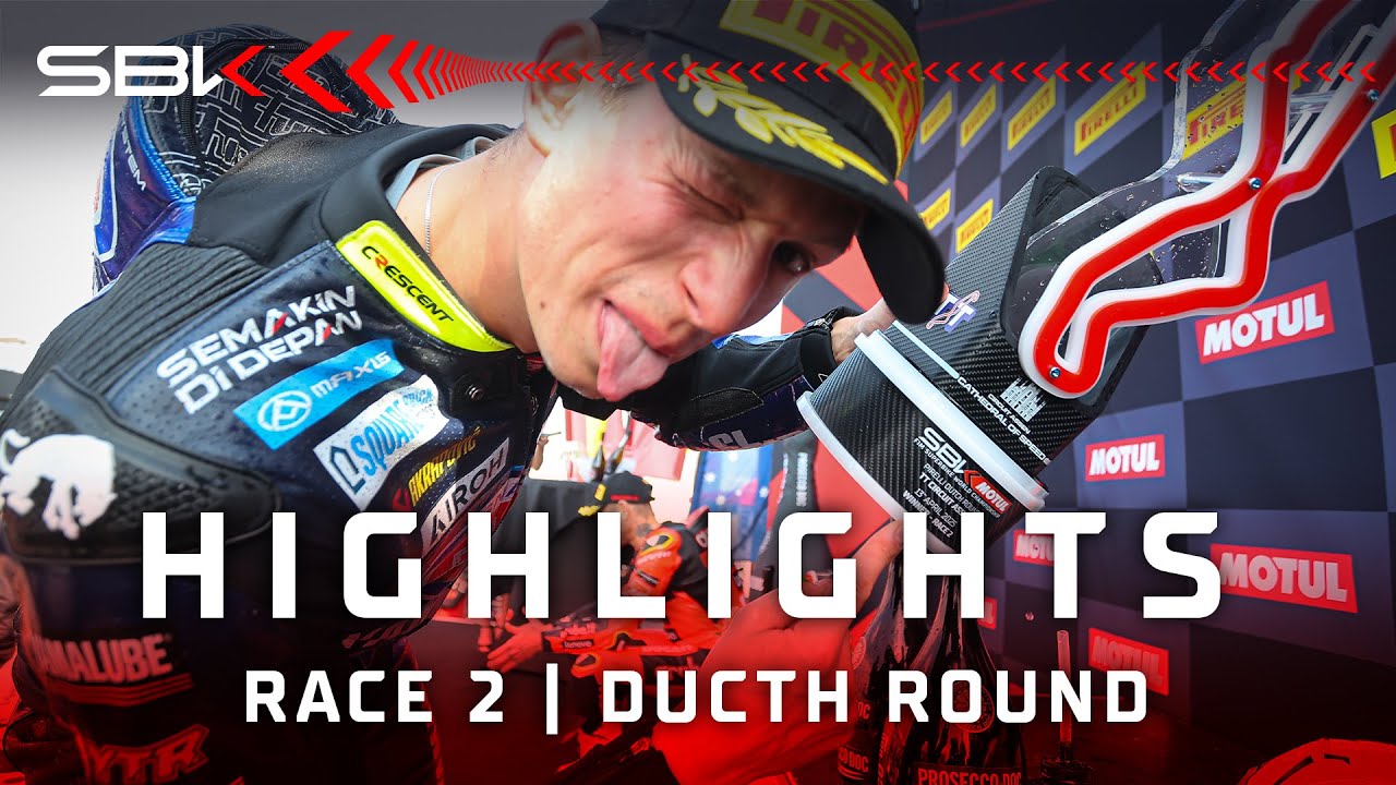 ПОЛНЫЙ ОБЗОР: Гонка 2 в Ассене 🏆 | 2025 #DutchWorldSBK 🇳🇱