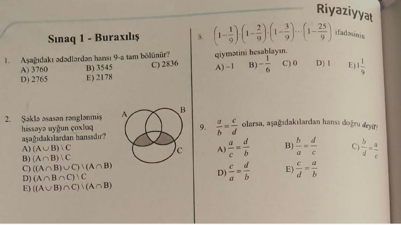 Güvən 1-2  Qrup,Buraxılış sınaq 1