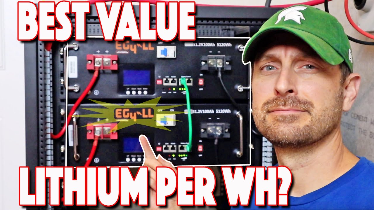 Литиевая солнечная батарея 48 В! Лучшая цена: EG4-LL + руководство по сборке в стойку