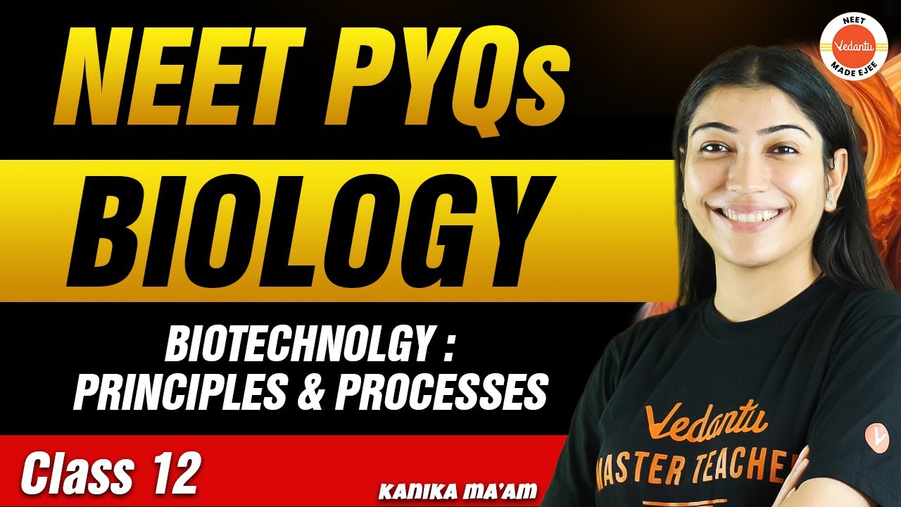 NEET PYQs for Biotechnology: Principles and Processes | Class 12 Biology | NEET 2024