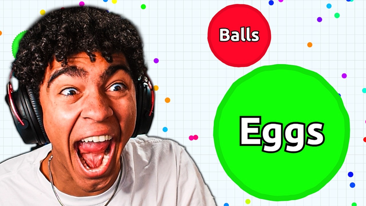 Я попробовал поиграть в AGARIO...