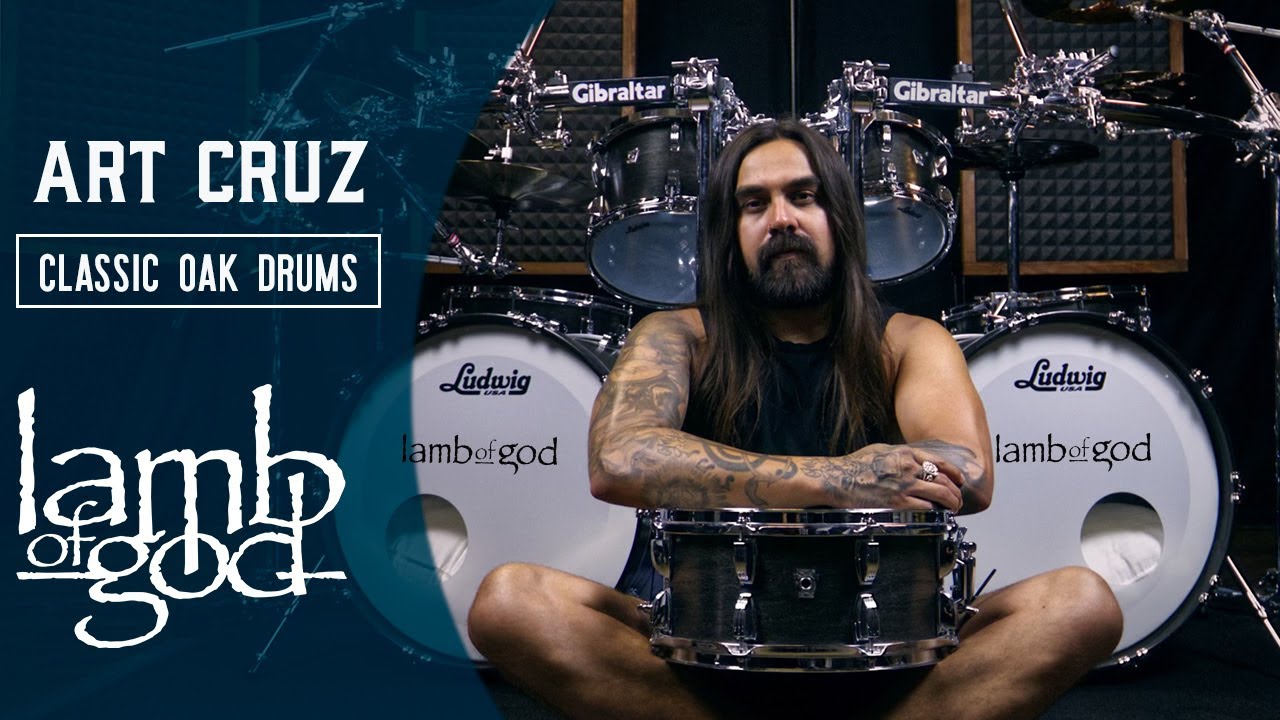 Ludwig Classic Oak and Art Cruz - lamb of god