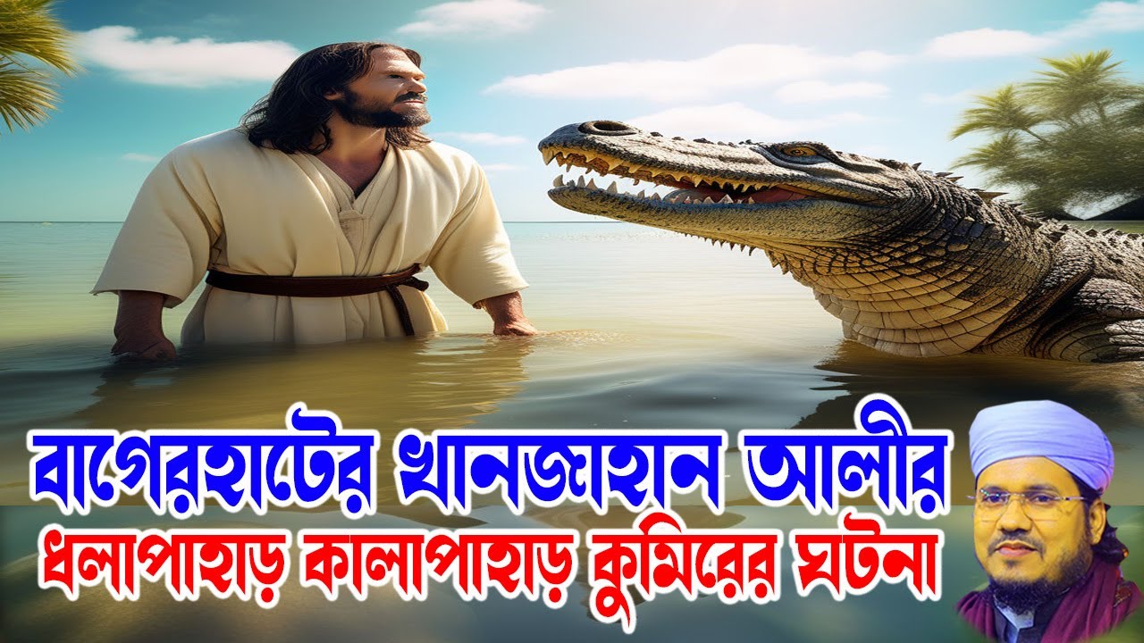 মোজাম্মেল হক সাঈদ বাগেরহাটের খানজাহান আলীর ধলাপাহাড় কালাপাহাড় কুমিরের কাহিনী - bd tv