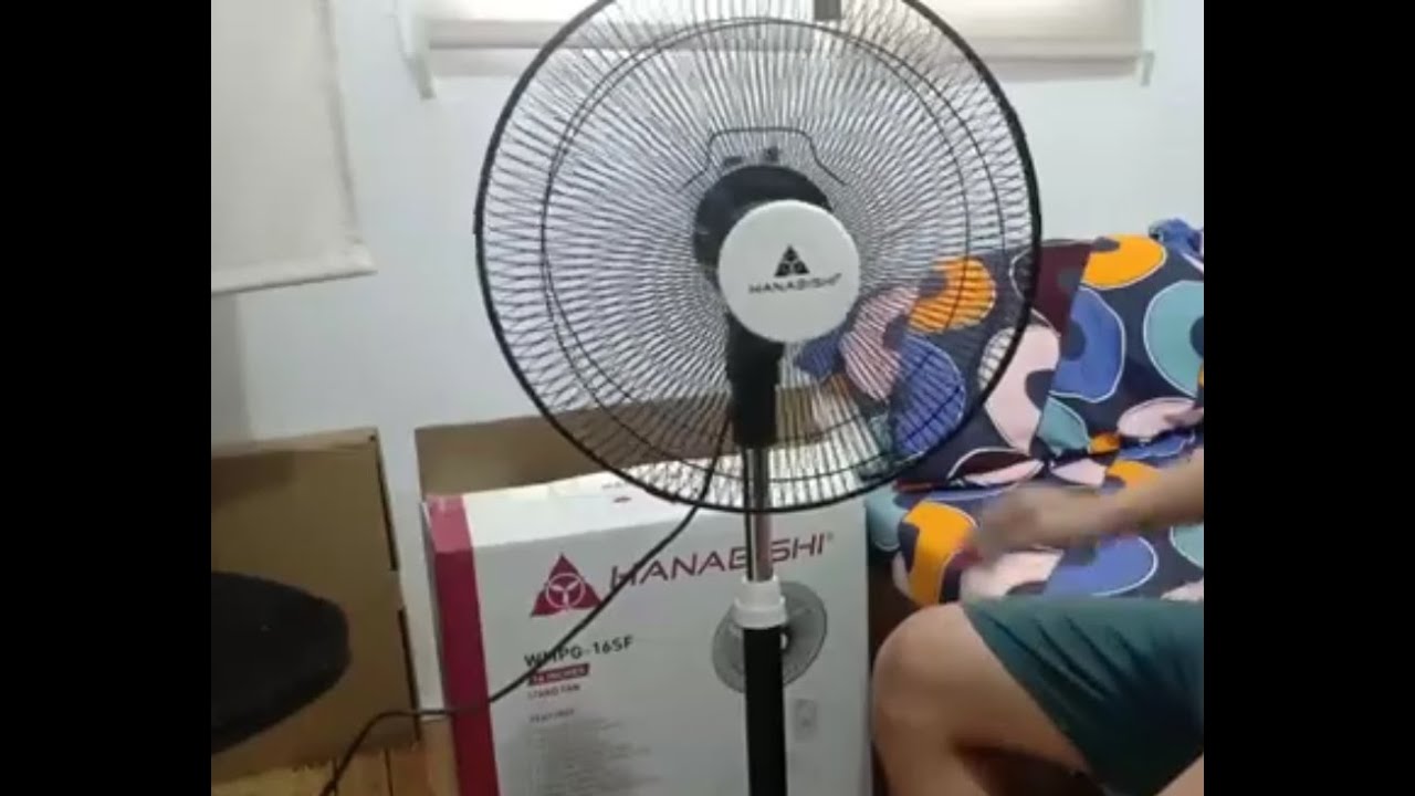 Setting up Hanabishi stand fan | Relax Lang Pre
