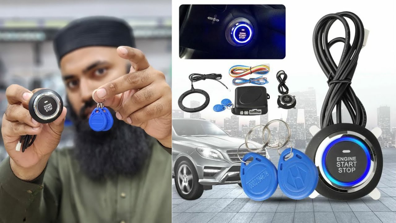 Universal Push Start And Stop Button with Sensor Key For #suzuki #toyota #honda
