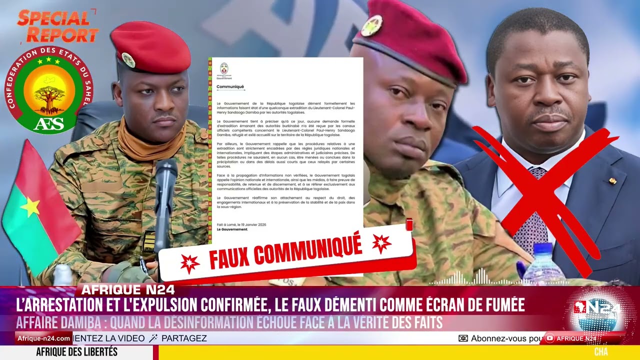 Damiba arrêté : le Togo a menti, voici les preuves