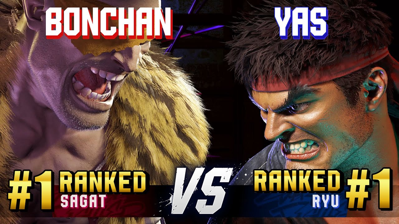 SF6 ▰ BONCHAN (#1 Ranked Sagat) vs YAS (#1 Ranked Ryu) ▰ High Level Gameplay