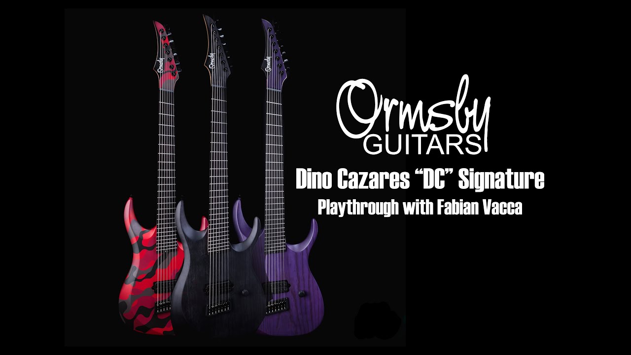 Ormsby Guitars || Dino Cazares DC playthrough with Ormsby Artist Fabian Vacca