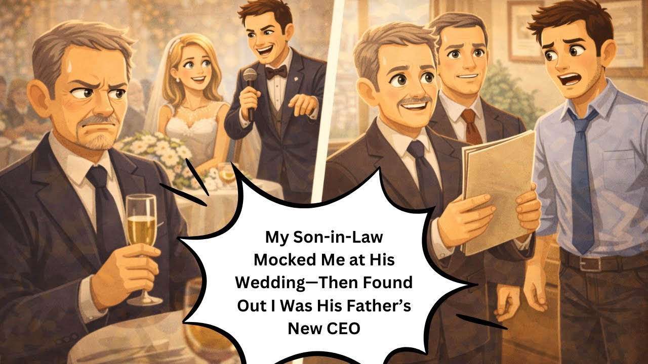 My Son-in-Law Mocked Me at His Wedding—Then Found Out I Was His Father’s New CEO