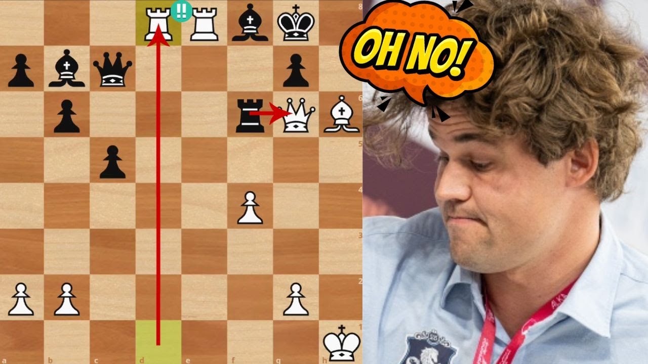 Queen Sacrifice Against Magnus Carlsen!