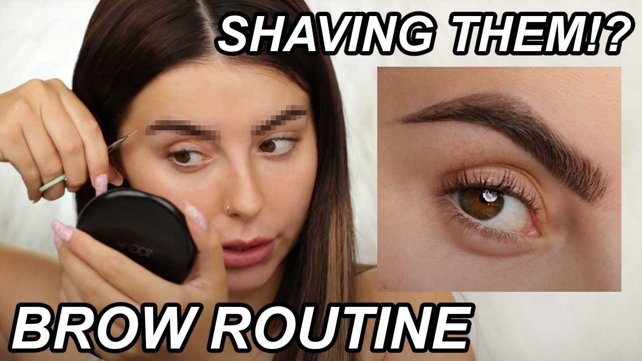 *UPDATED* IN DEPTH BROW ROUTINE + 'NATURAL' BUSHY BROW TUTORIAL! How I do my eyebrows!