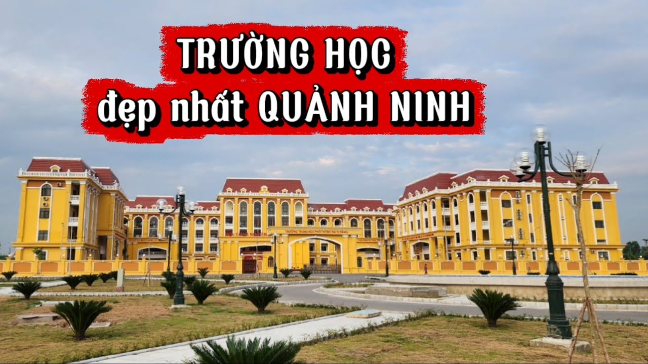 NGÔI TRƯỜNG ĐẸP NHẤT QUẢNG NINH MỚI HOÀN THÀNH