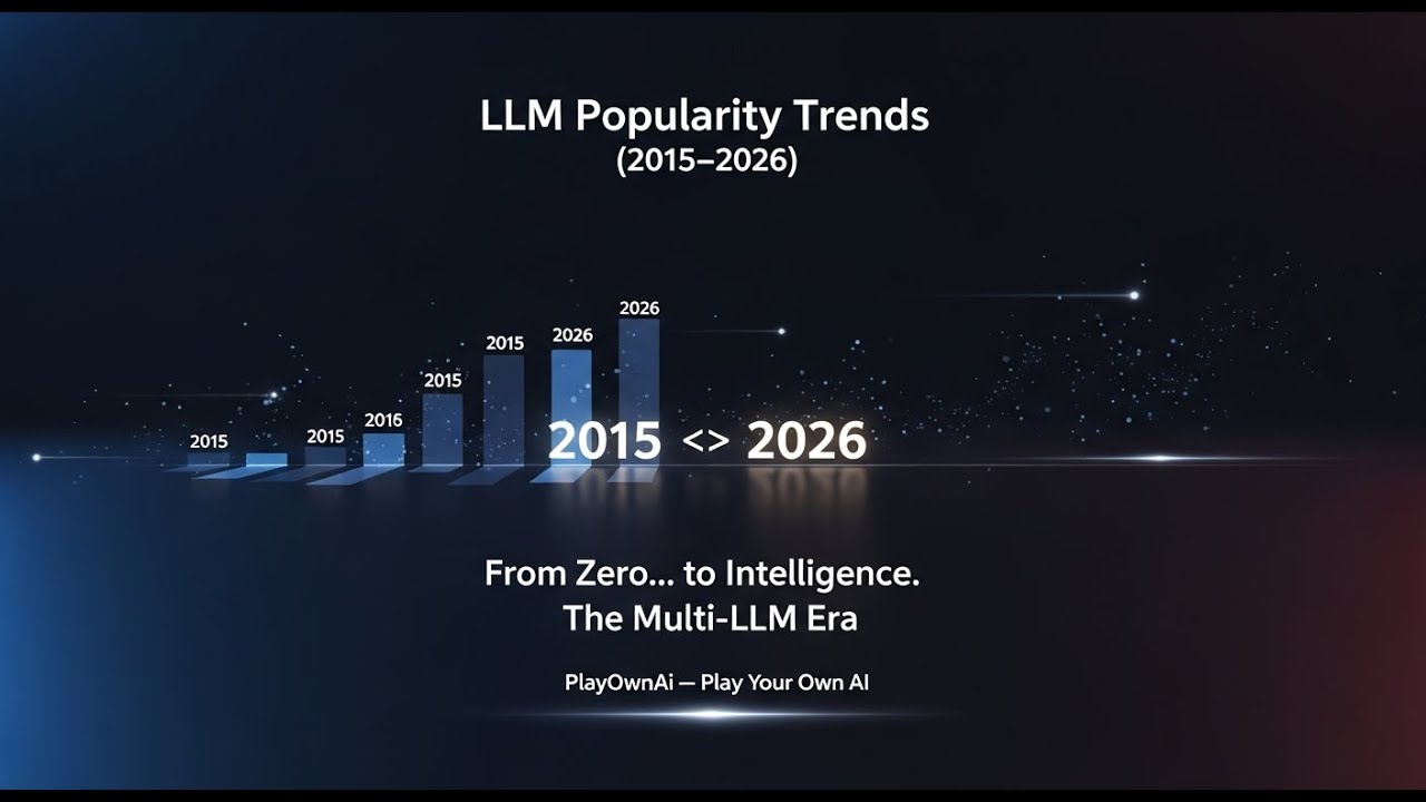 LLM Popularity Trends (2015–2026): How Large Language Models Took Over AI