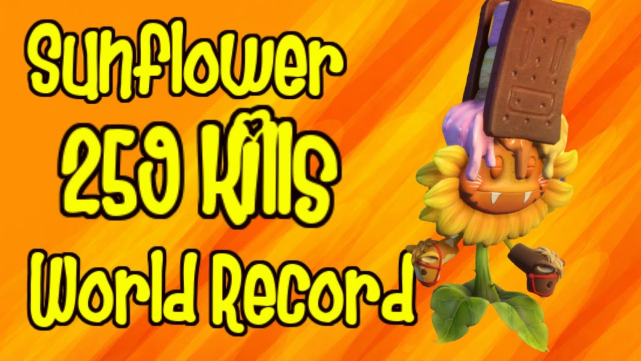 Sunflower 259 Kills World Record PvZ GW2