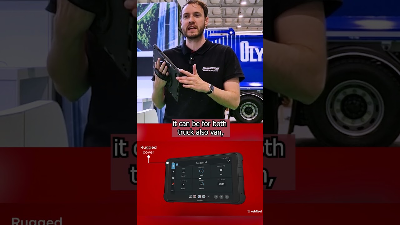 Webfleet Showcasing Pro X Tablet at RTX 2025 | Video Insights