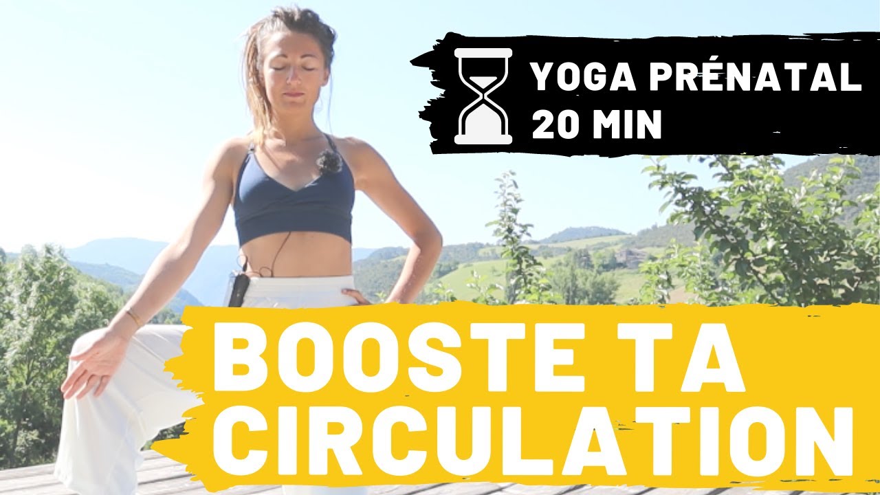 Yoga PRENATAL : Booste ta CIRCULATION ! (Adieu les jambes lourdes)