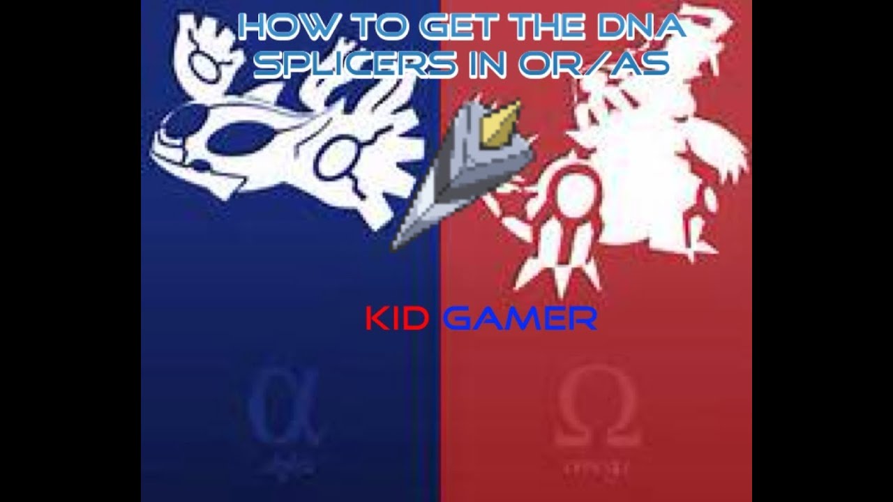 How to get the DNA splicers in pokemon ORAS
