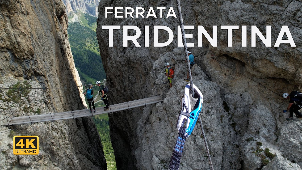 FERRATA TRIDENTINA 🥾 Rifugio F. Cavazza al Pisciadù 2587 m