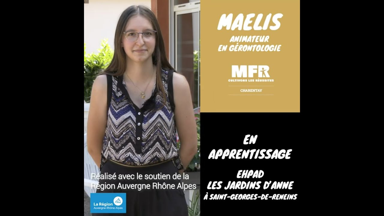 FORMATION Adulte Animateur en Gérontologie MFR de Charentay