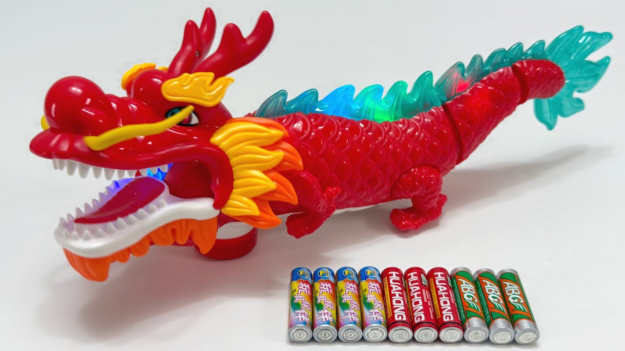 Unboxing Electric Dragon Dance, Mini RC Police Car, RC School Bus, Electric Dinosaur Stunt Car 