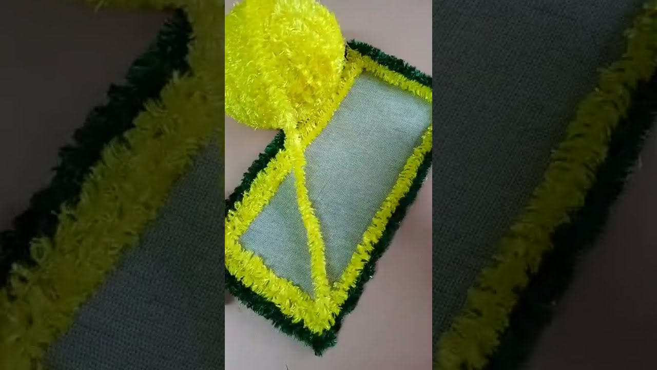 Floral Swastik Woolen Rangoli Mat DIY| Best for festive return gifts | Gift ideas