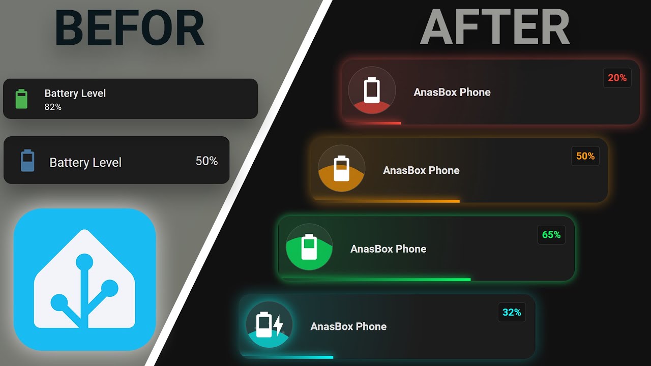 Animated Battery Cards For Home Assistant