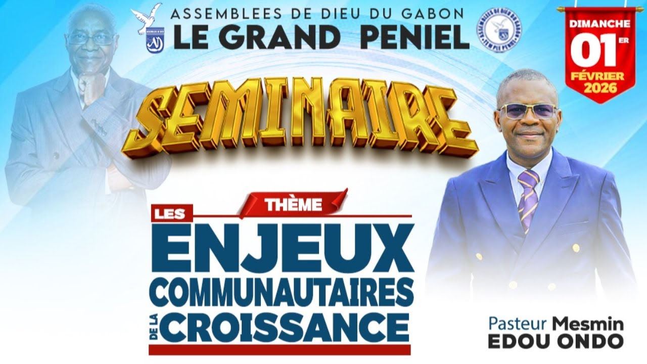 Pasteur Mesmin EDOU ONDO - Thème : Les enjeux communautaires de la croissance