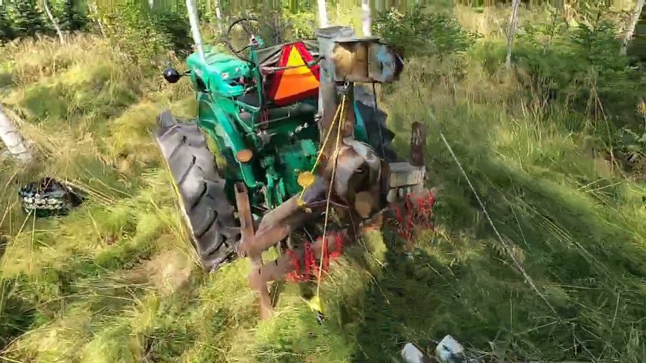 Zetor 25A, vinssaa puita