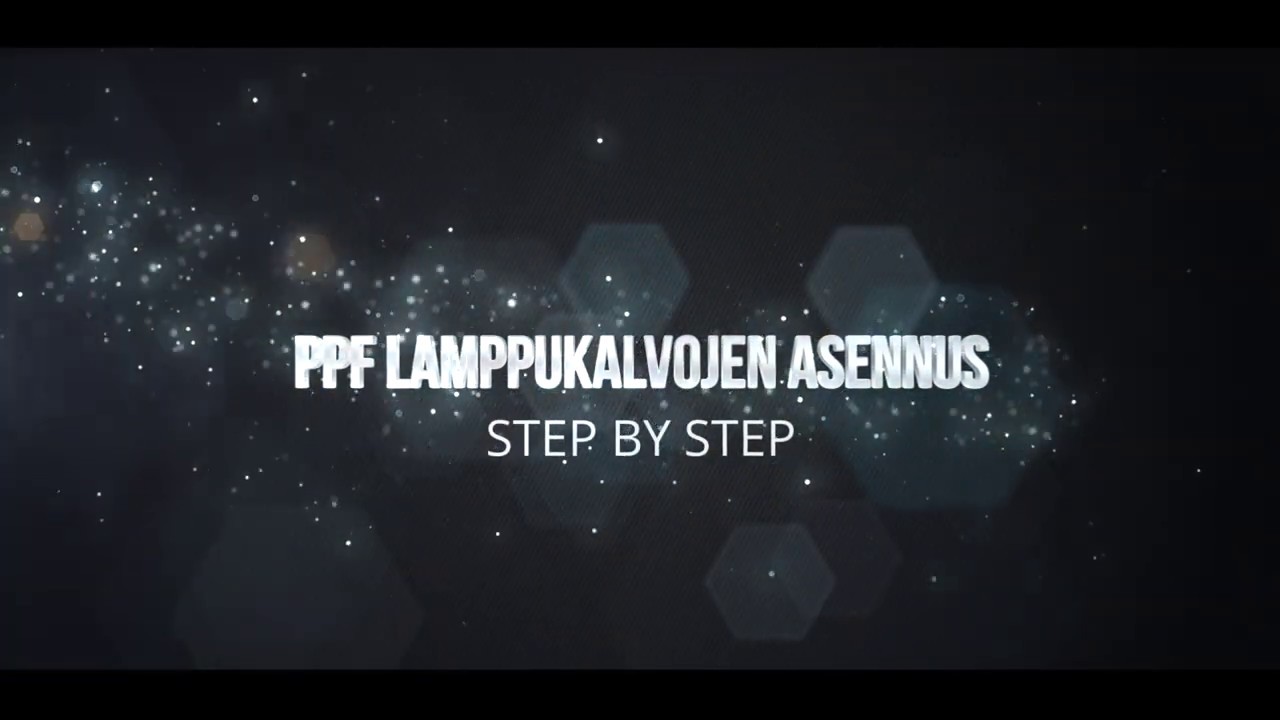 QZvinyls.fi - PPF lamppukalvojen asennusohje
