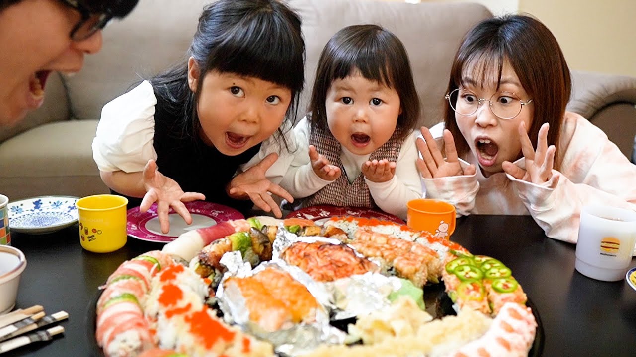 【ある日の食卓】これがアメリカで１万円で食べられるお寿司です【爆食】