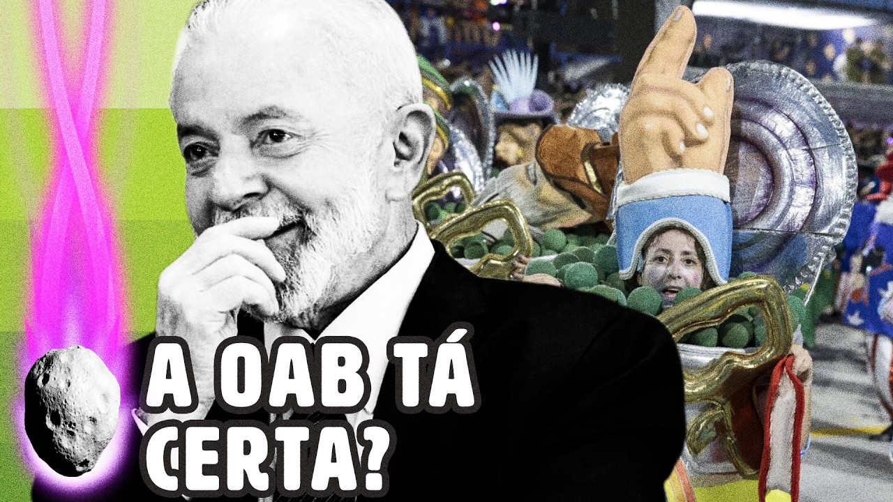 OAB-RJ ARRANJA UM PRECONCEITO REVERSO PARA CRITICAR DESFILE DE LULA E ESCOLA É REBAIXADA | PLANTÃO