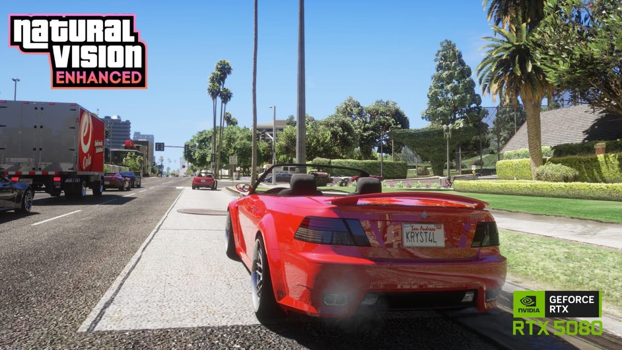 GTA 5 Never Looked This Real – RTX 5080 + NaturalVision Enhanced Mod Showcase