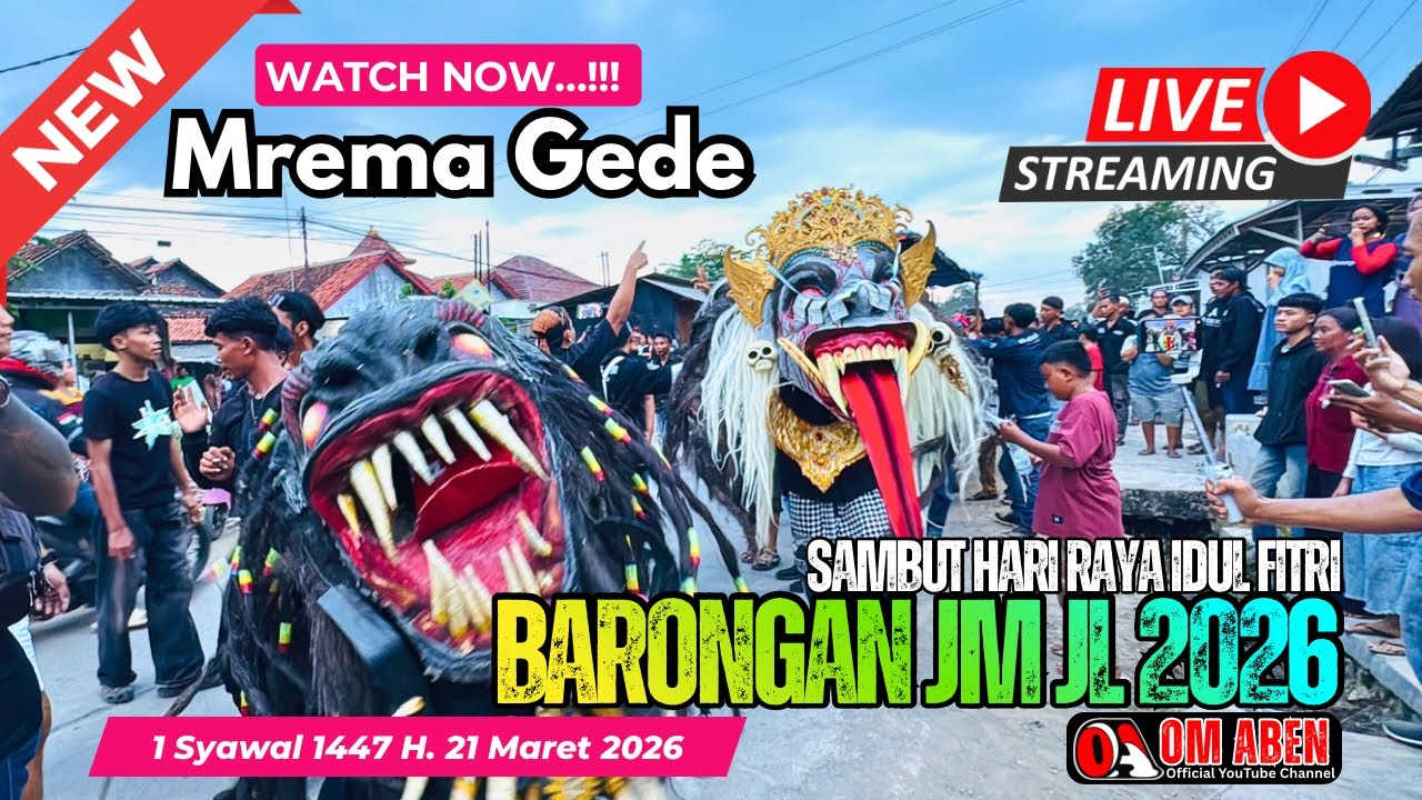 LIVE arak-arakan OBROG BARONGAN JM JL 2026