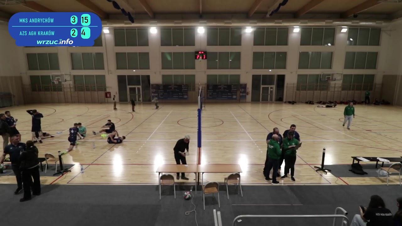 MKS Andrychów Vs. AZS AGH Kraków - Siatkówka - II Liga mężczyzn na żywo!
