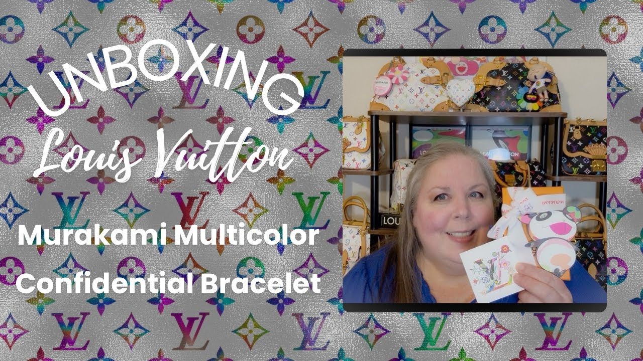 Unboxing Louis Vuitton Murakami Multicolor Confidential Bracelet