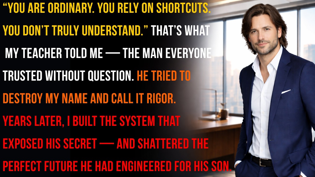 He Tried to Destroy My Future — Years Later, the Truth Cost His Son Everything He Built in the End